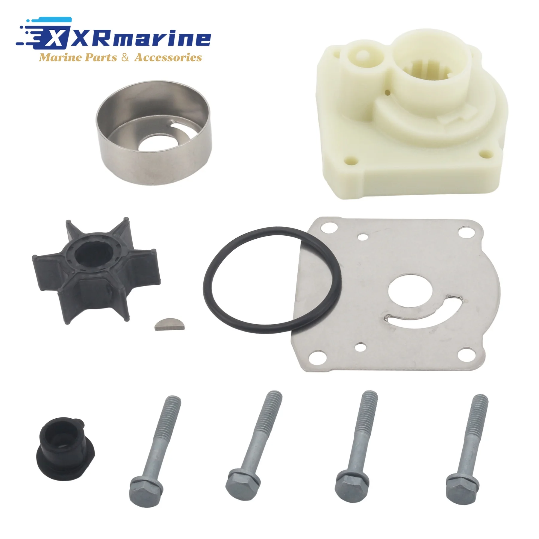61N-W0078-11 Impeller Repair Kit Fits for Yamaha 25 30 HP Outboard Motors 61N-W0078 -10 -13 -14 69P-W0078 -00 -01 -02 18-3432