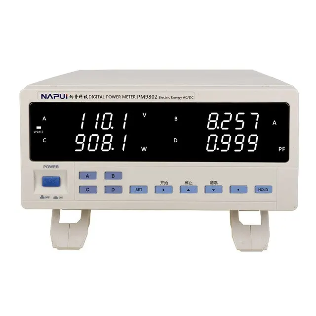 PM9802  Single-phase Voltage Current Power Factor & Power Meter AC/DC Electrical Energy Accumulation