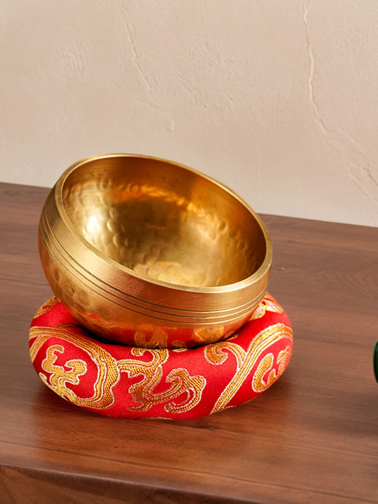 Ensemble de bols chantants tibétains, bol chant de méditation, bol de chant de méditation de Yoga pour la guérison des chakras du Yoga, soulagement du stress de pleine conscience