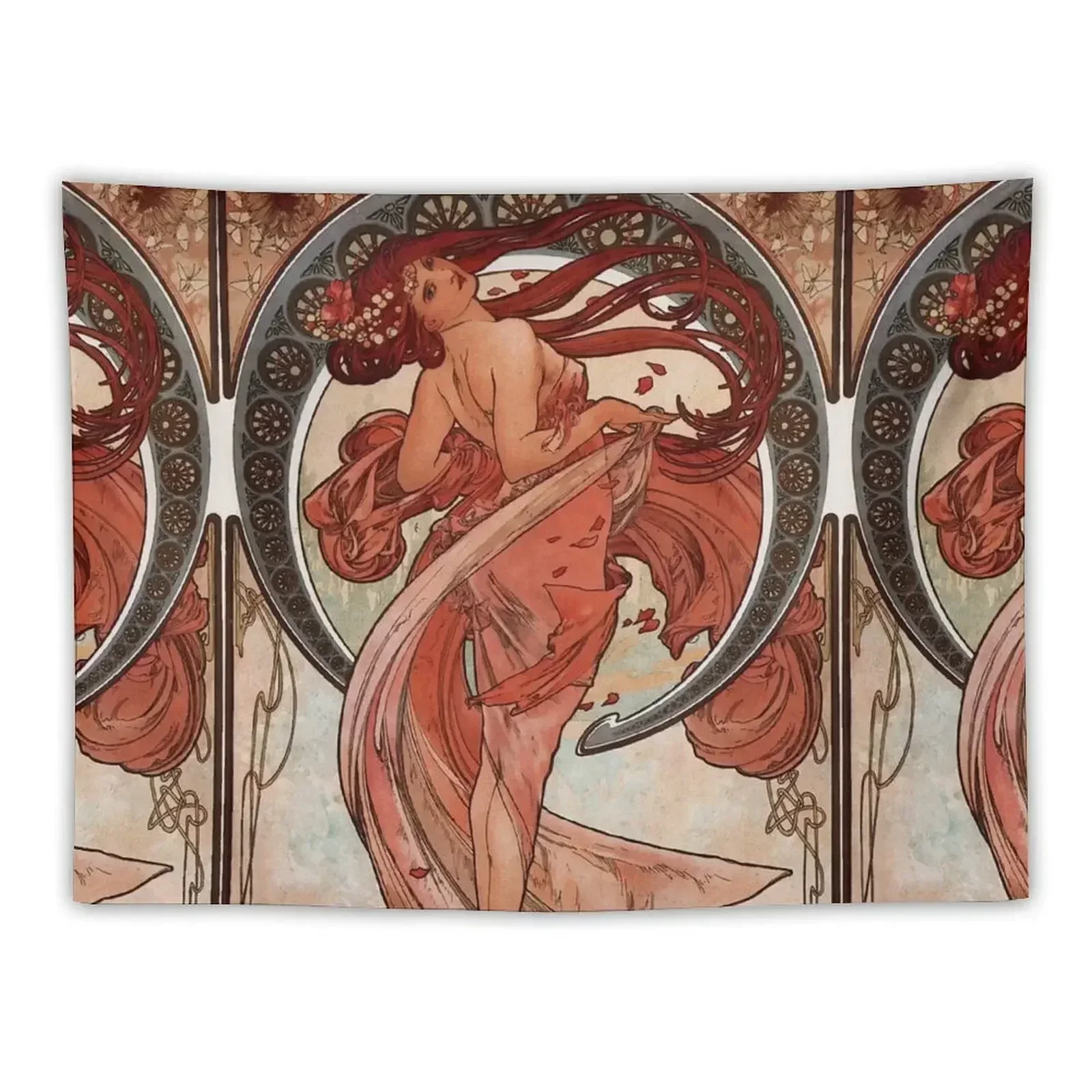 

Dance,1898,Alphonse Mucha,art nouveau,litography Tapestry Wall Tapestries Funny Anime Decor Tapestry