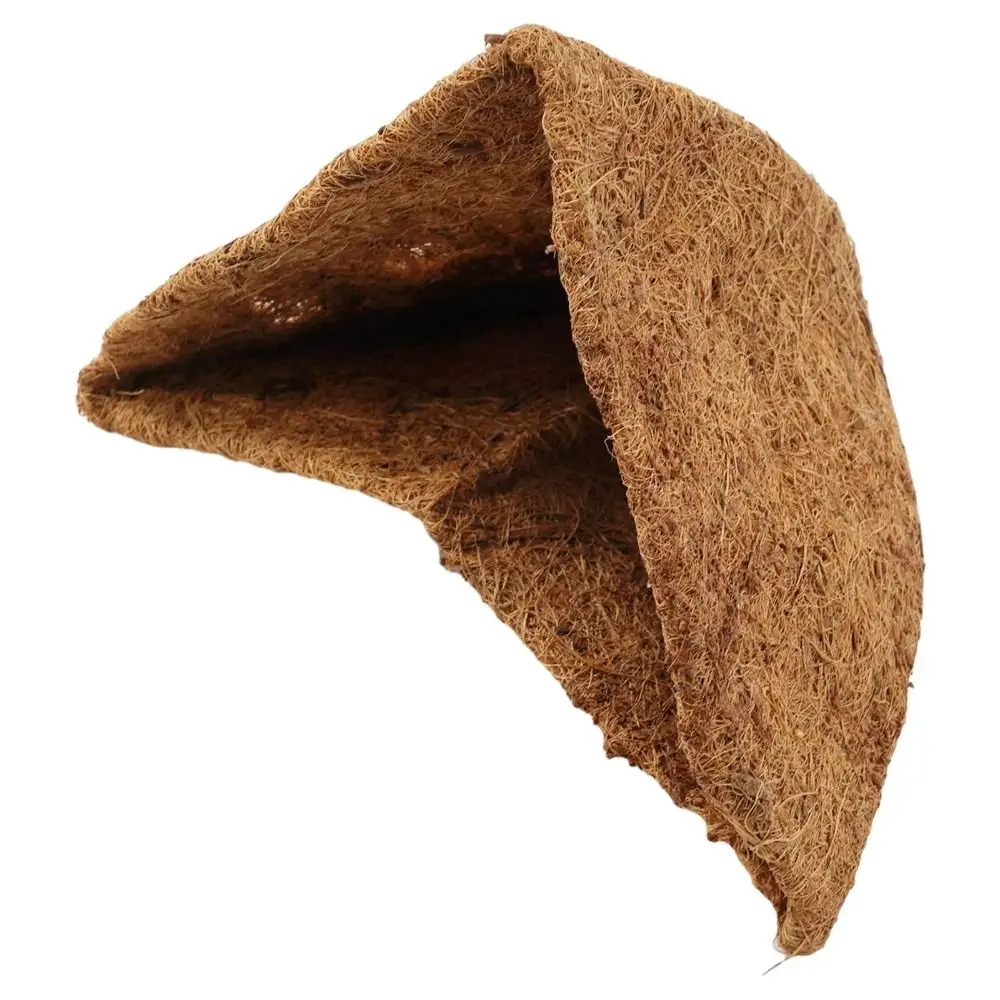 Natural Fiber Material Hanging Basket Liner Round Shape Coconut Mat Coconut Fiber Liner Coco Liner Replacement Home Gardening