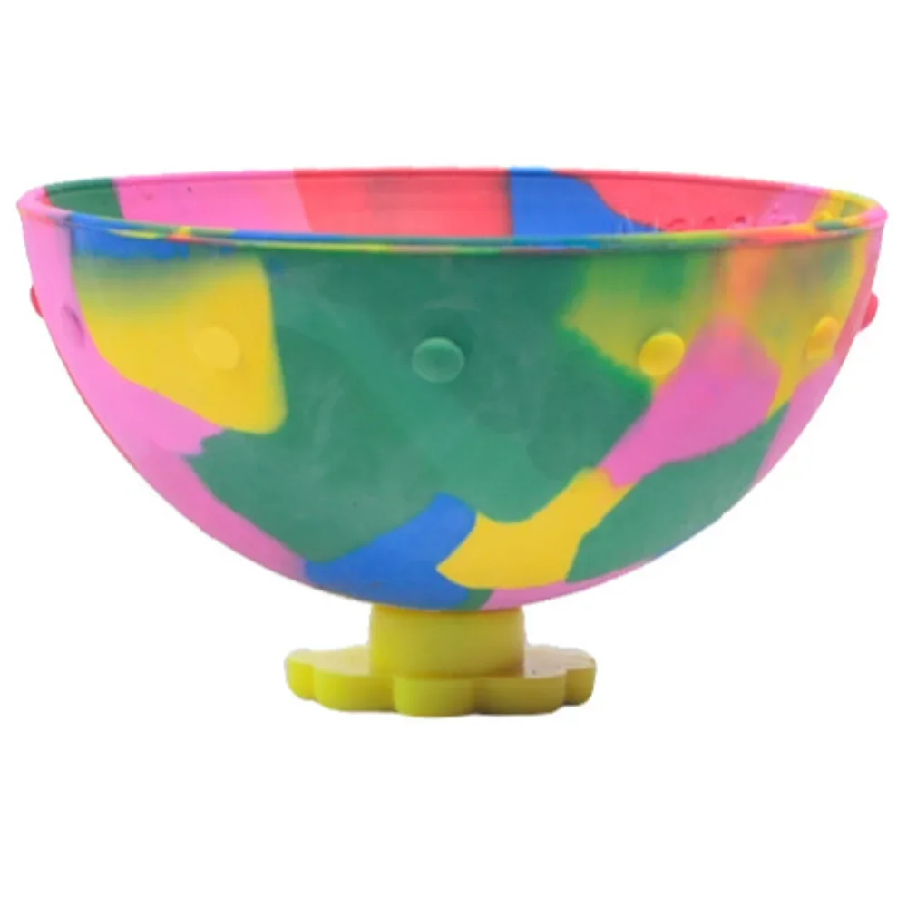 ヒップホップアウトドア楽しいバウンスボールハーフボール指先バウンスボウルスピニングフィジェットトイ子供向け