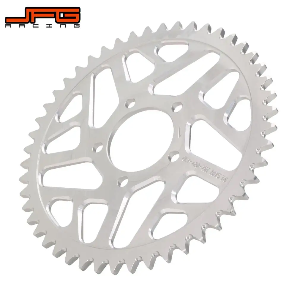 Sepeda Motor 48T 54T 60T 7075 Aviasi Aluminium Logam Campuran Rantai Belakang Sprocket untuk Surron Sur-ron Sur Lightbee X S Segway X160 X260