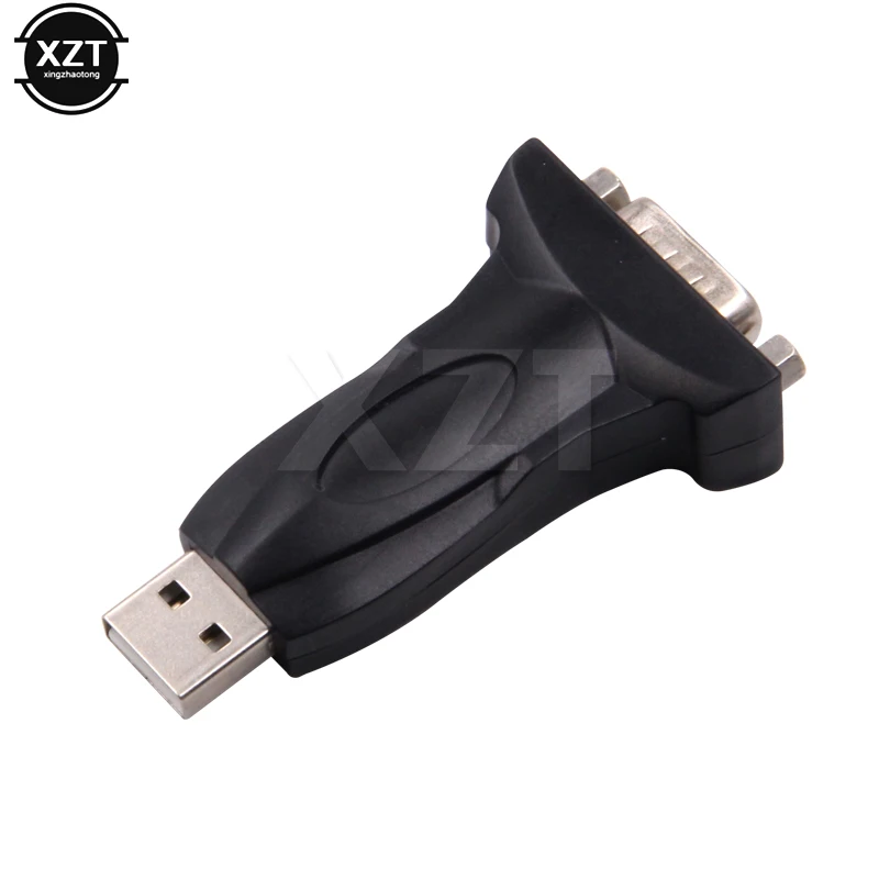 New High Quality Computer Converter USB 2.0 to RS232 system Converter 9 Pin Adapter for Win7/8 system PL2303 DB9 Plug Adapter