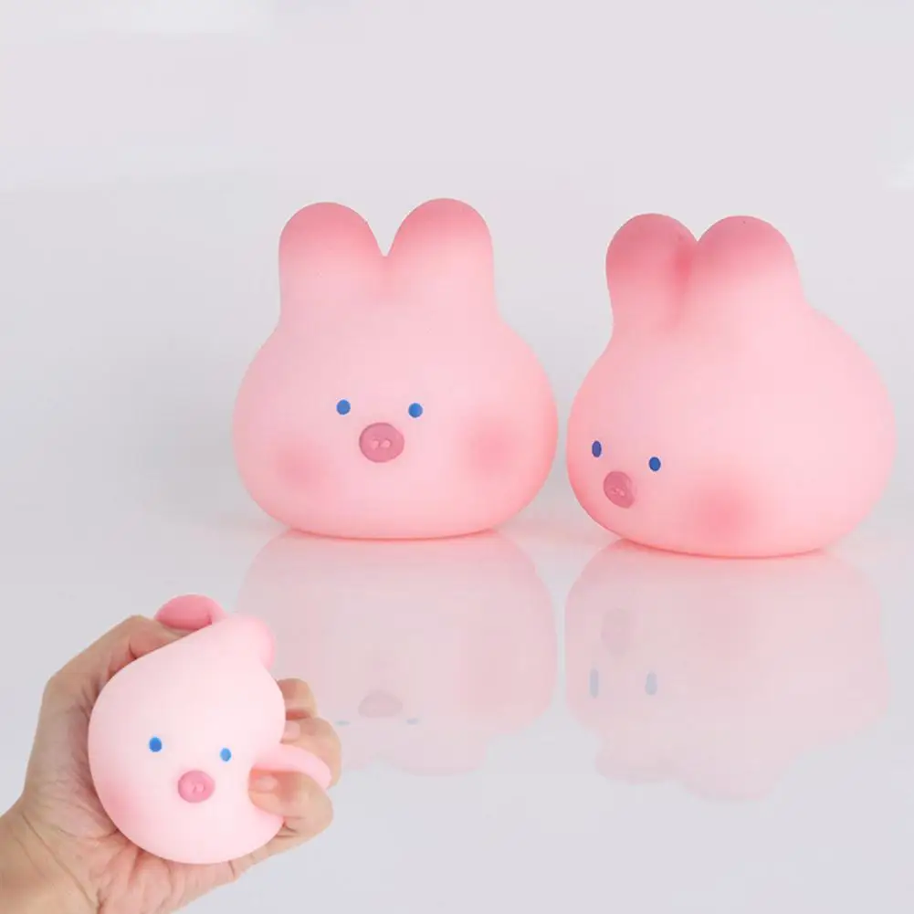 Squeezing Toy Pig Rabbit Decompression Toy Lovely Pink Stress Relief Slow Toys Rebound Fidget Soft Toys