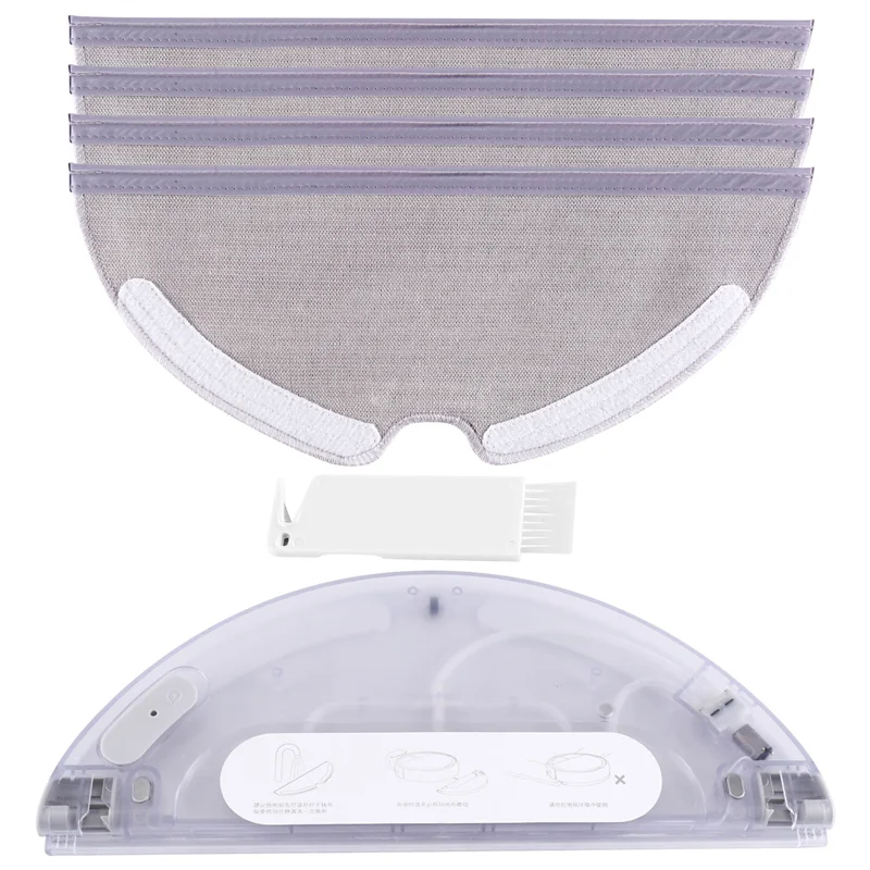 -ABPO For Xiaomi Dreame D9 D9 Max D9 Pro L10 Pro Trouver Robot LDS Vacuum Finder Replacement Parts Water Tank Mop Rag