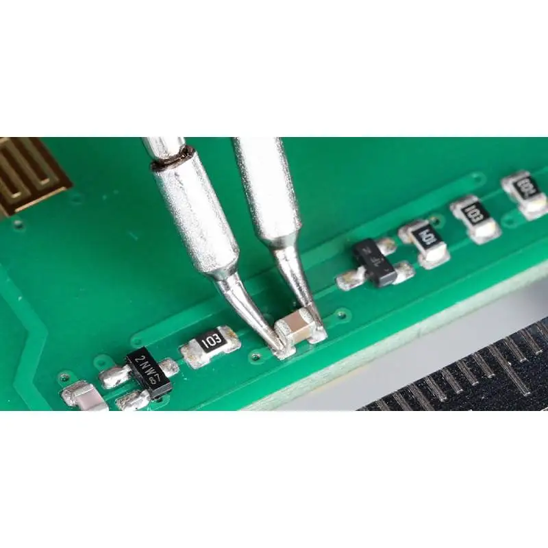 JBC AM120-A Micro Tweezers Fast Precise SMDs Chip SOP PCB Assemblies Fit CP DDE Soldering Station C120 Soldering Iron Series