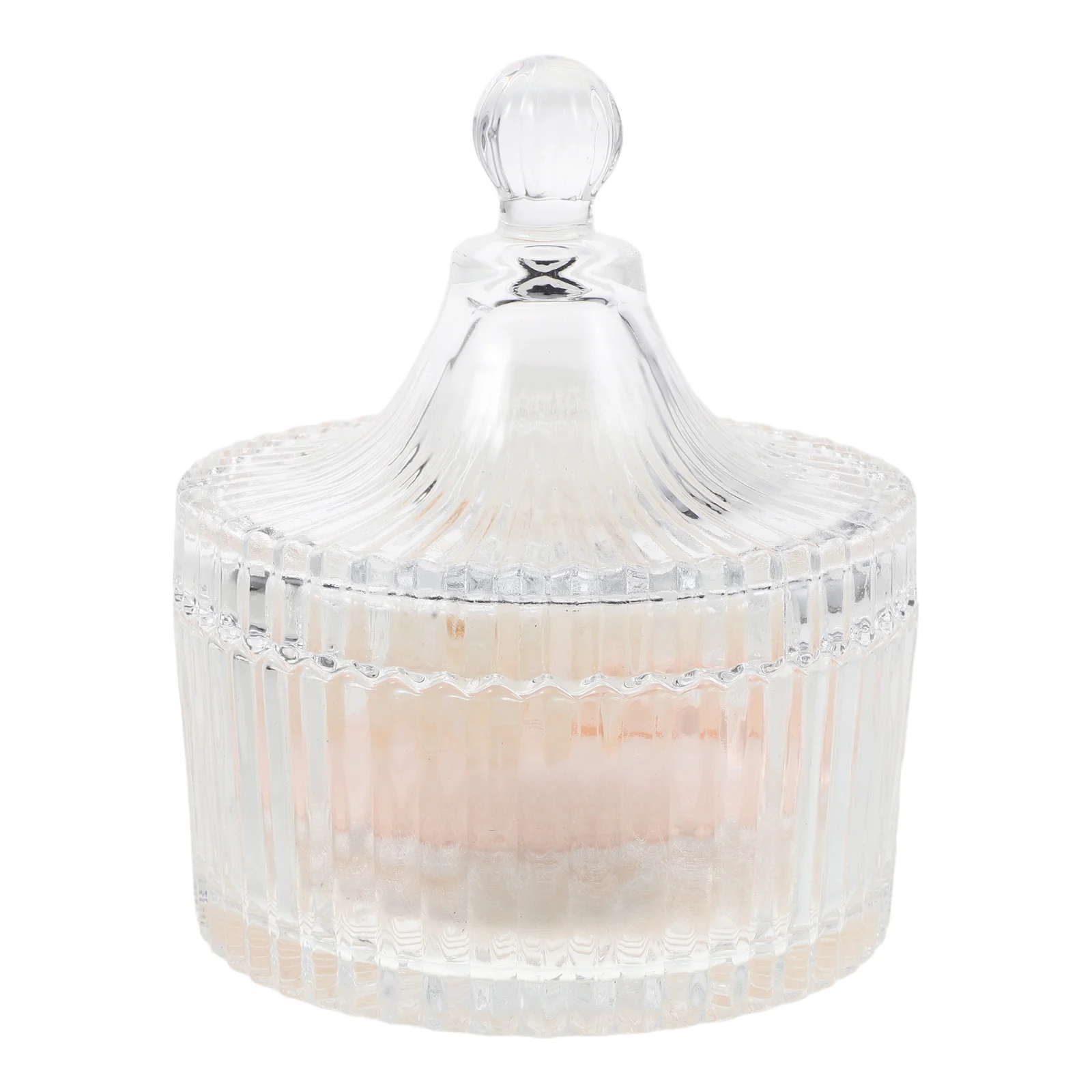 유리 케이스가 있는 파우더 퍼프, 루즈 파우더 및 세팅 파우더용 양면 원형 메이크업 어플리케이터, 부드러운 벨루어 페이스 바디 뷰티