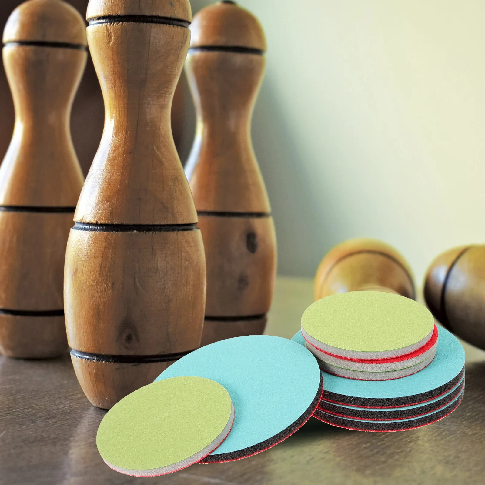 

8pcs Bowling Sanding Pads Polishing Sponge Pads For Ball Metal Plastic Cleaning Durable Reusable Dissipation