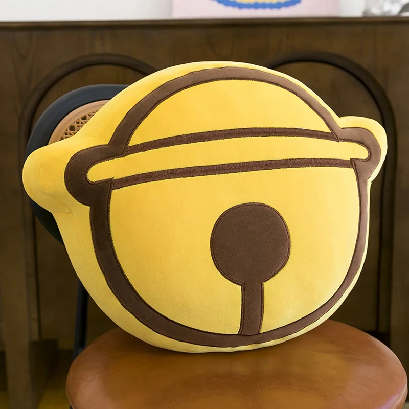 Kawaii Doraemon Dorayaki Plüschtier Gefüllte Puppe Kissen für Kinder Geburtstagsgeschenk Büro Auto Rückenlehne Kissen Weiches Plüschtier für