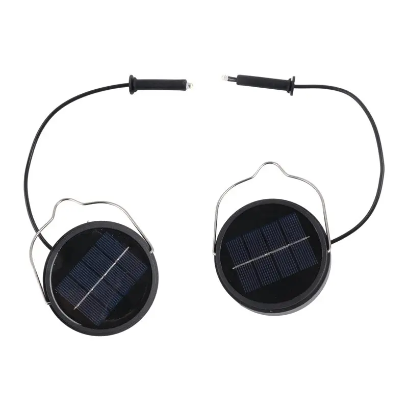A21Q -2Pack 600Mah Solar Lights Replacement Top For Outdoor Lantern Lights Waterproof For Garden, Yard,DIY Birthday Gifts