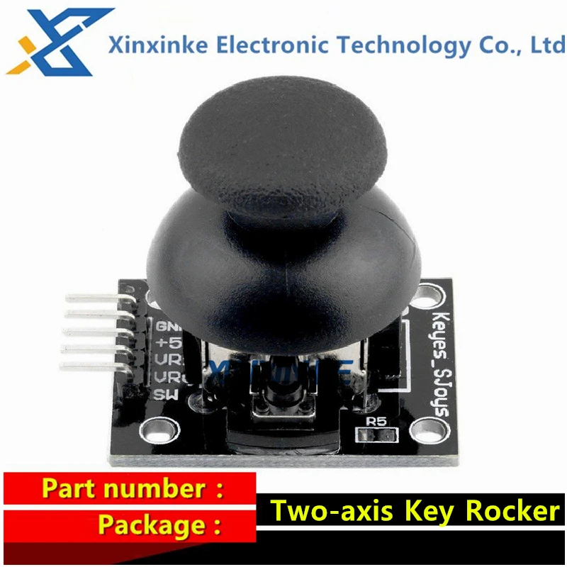 10PCS Two-axis Key Joystick PS2 Gaming Joystick Control Stick Sensor Joystick Module Electronic Building Block Module
