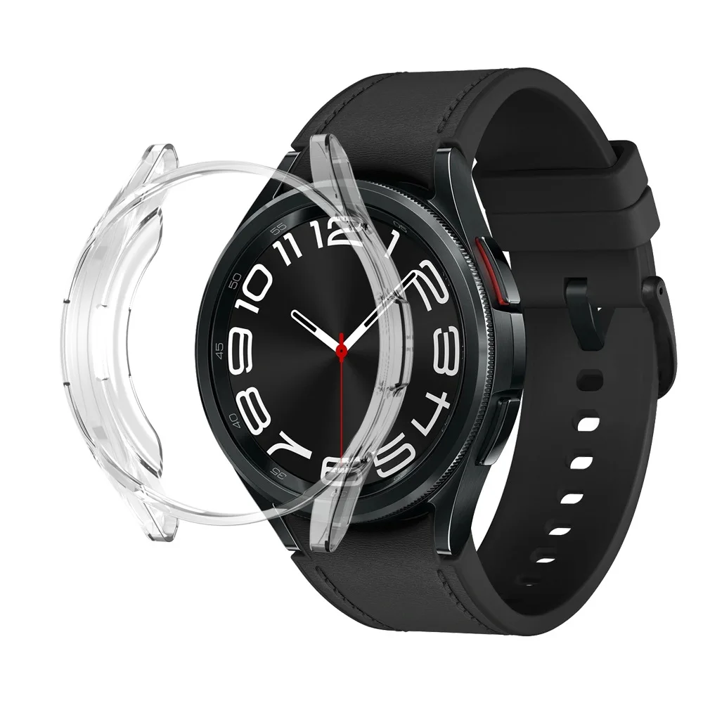 Funda para Samsung Galaxy Watch 6 Classic, cubierta media hueca a prueba de golpes, 43mm, 47mm, 40mm, 44mm, 6 Classic