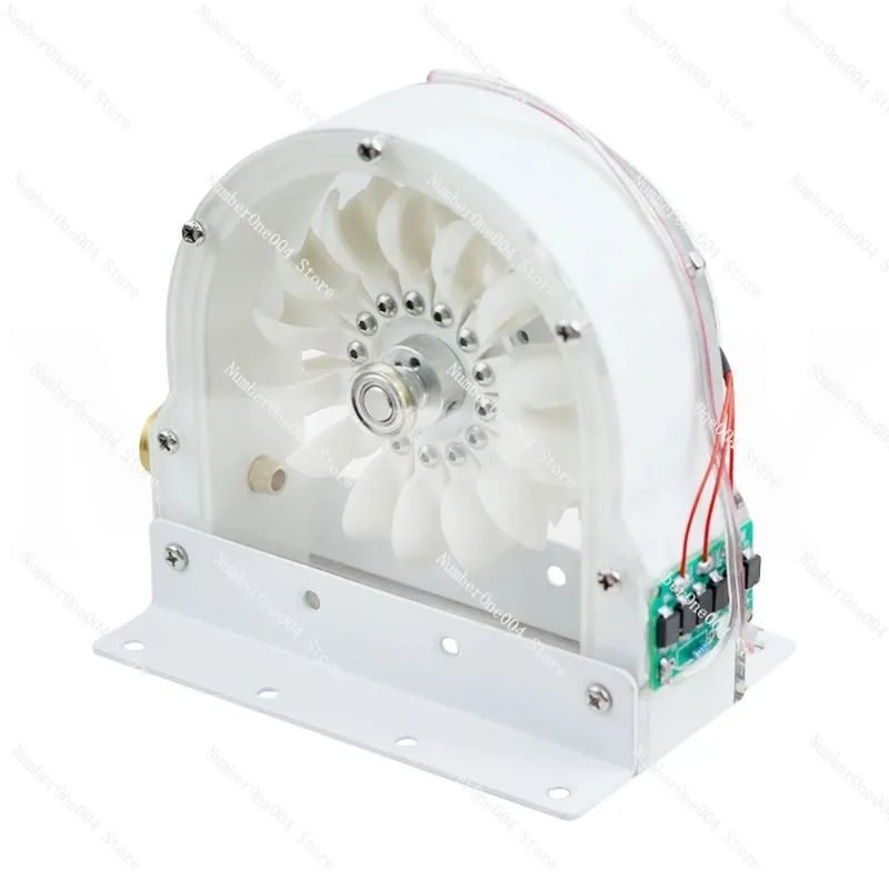 

For Generator Disc Type Ironless Generator High Efficiency Water Wheel Bucket Wheel DIY Hydraulic Generator