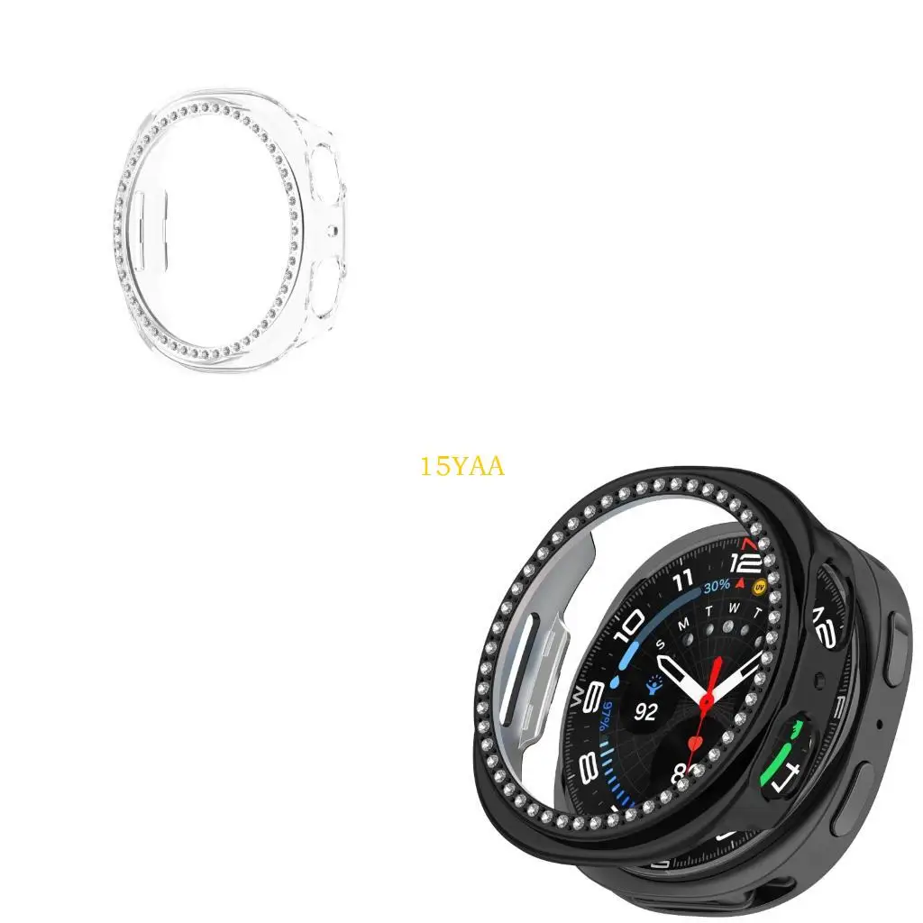 

15ya Watch Cover for Watch 8 44 мм 40 -мм царапин -резист