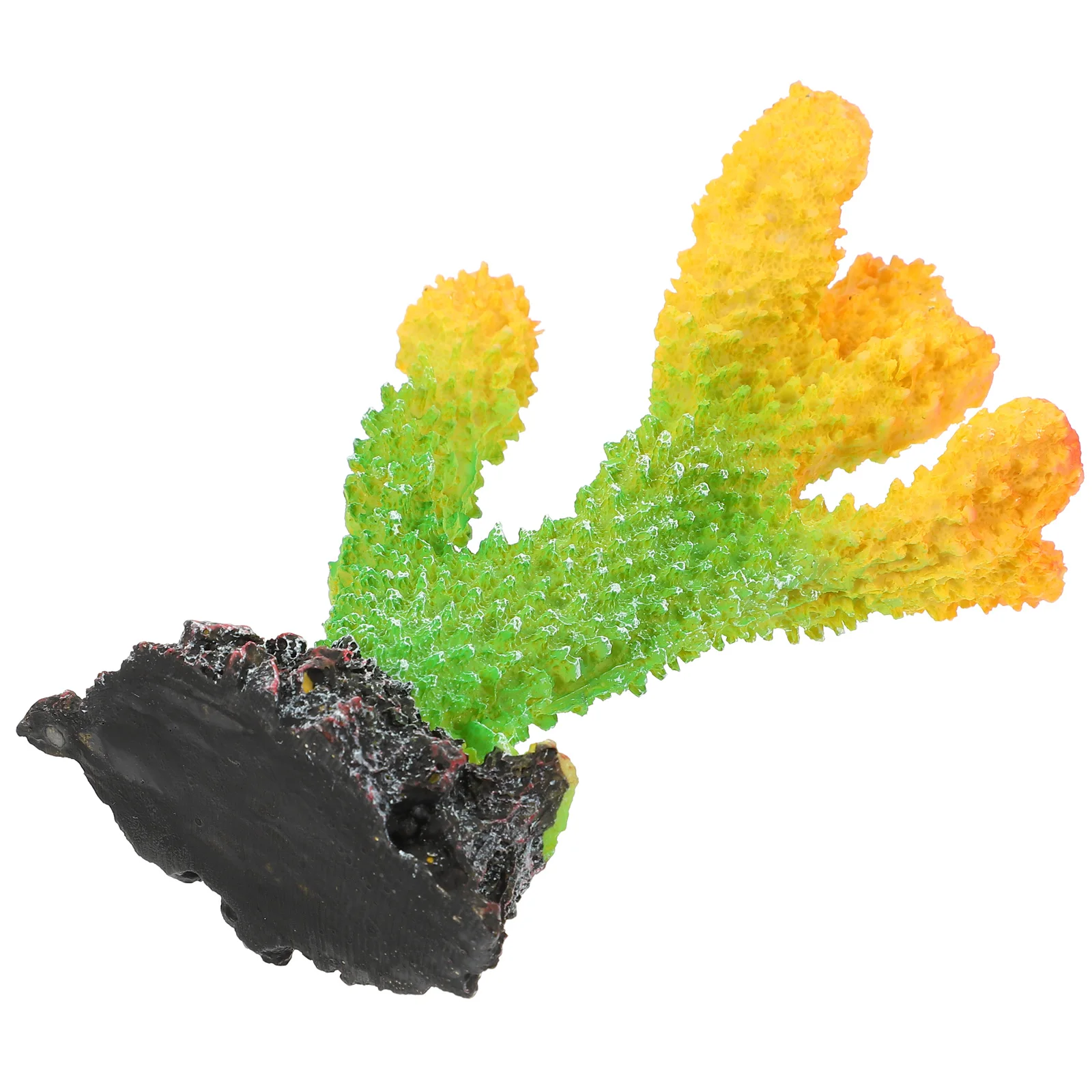 

Green Coral Decorations for Fish Tank Aquarium Fake Coral Reef Ornament Pond Landscape Craft Fake Reef Ornament Large Decor
