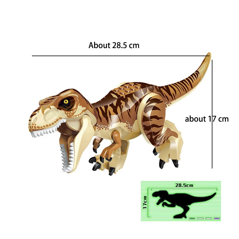 Grote DIY Jurassic Dinosaur Spine Predatory Dinosaur Southern Giant Beast Dragon Bouwsteen Educatief speelgoed voor kinderen