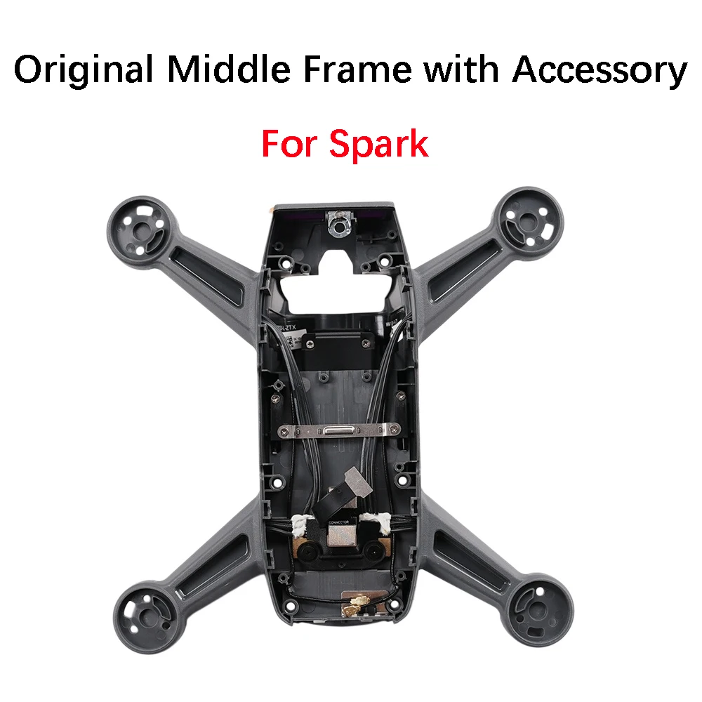 Original Body Shell Middle Frame with Accessory for DJI Spark Drone Middle Cover Case for SPARK Accessory Repair Parts Brand New