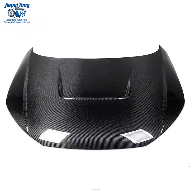 

Suitable for Audi TT 15-18 Car TTRS TTS Hood Double Carbon Fiber