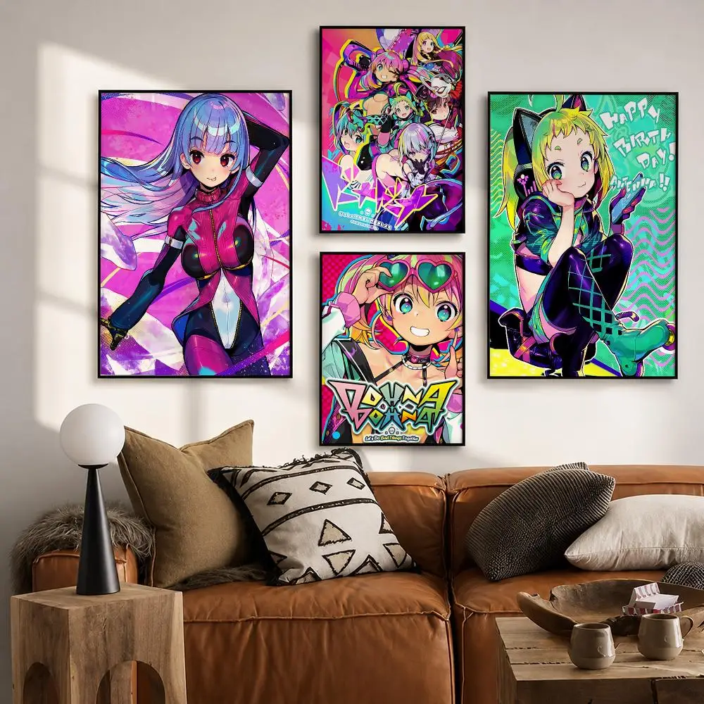 Video Game Dohna Dohna: Let's Do Bad Things Together Poster HD poster wall art self-stick no-residue for home cafe office