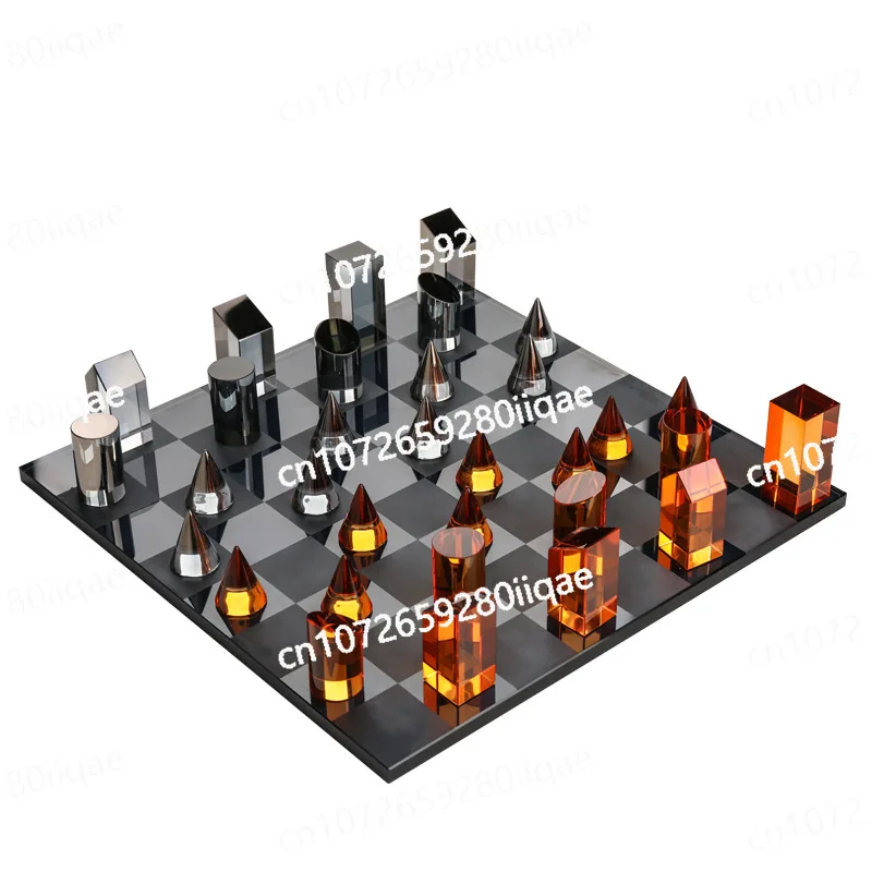 

Light Luxury Crystal Chess Ornaments, High-end Home Furnishing, Living Room, Small Decorative Handicrafts Wholesale