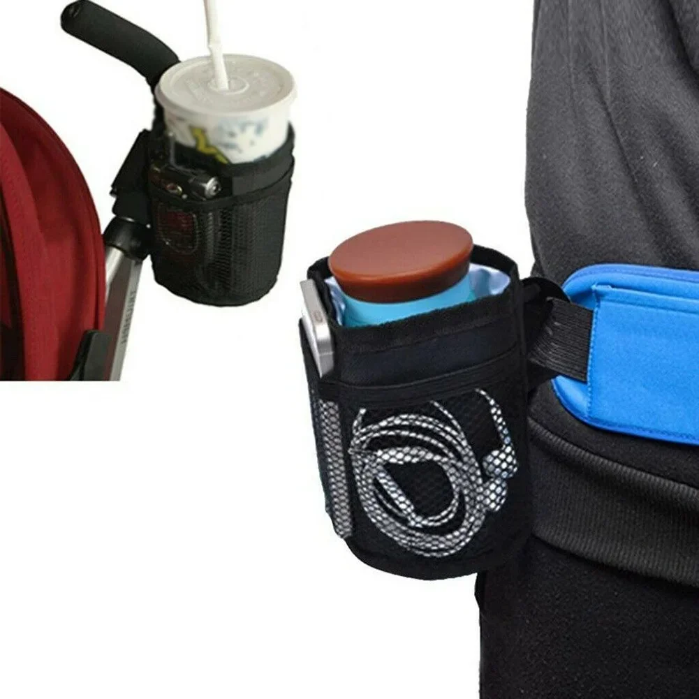 Universal Drink Bottle Cup Holder For Wheelchair Knee Walker Rollator Stroller Oxford Cloth Waterproof Cloth EPE For Outdoor Use