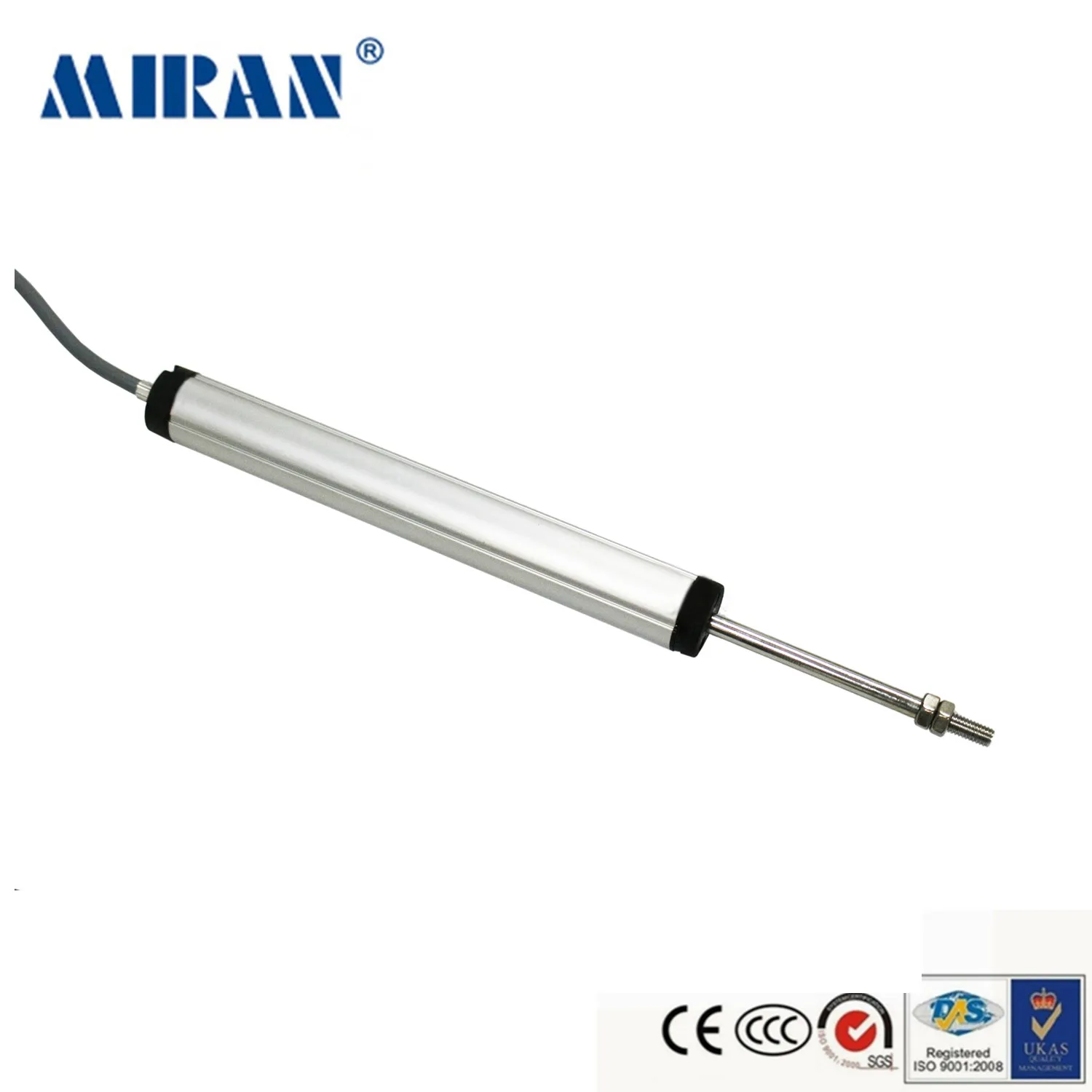 Miran KPM18 25-300mm Rod Linear Displacement Transducer Resistance Potentiometer With Free Shipping