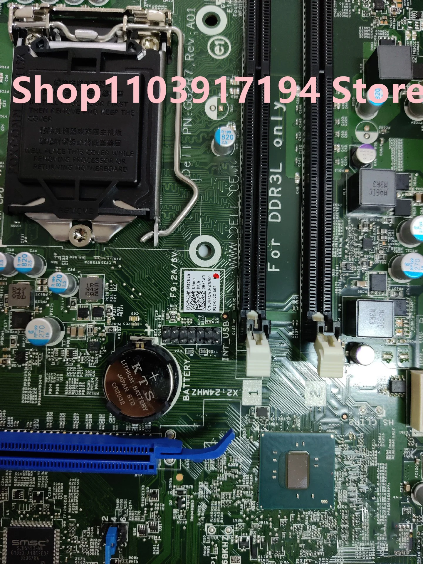 FOR DELL 3040 Motherboard Optiplex 3040 MT MIH110R/14056-1/GG2R7 Mainboard