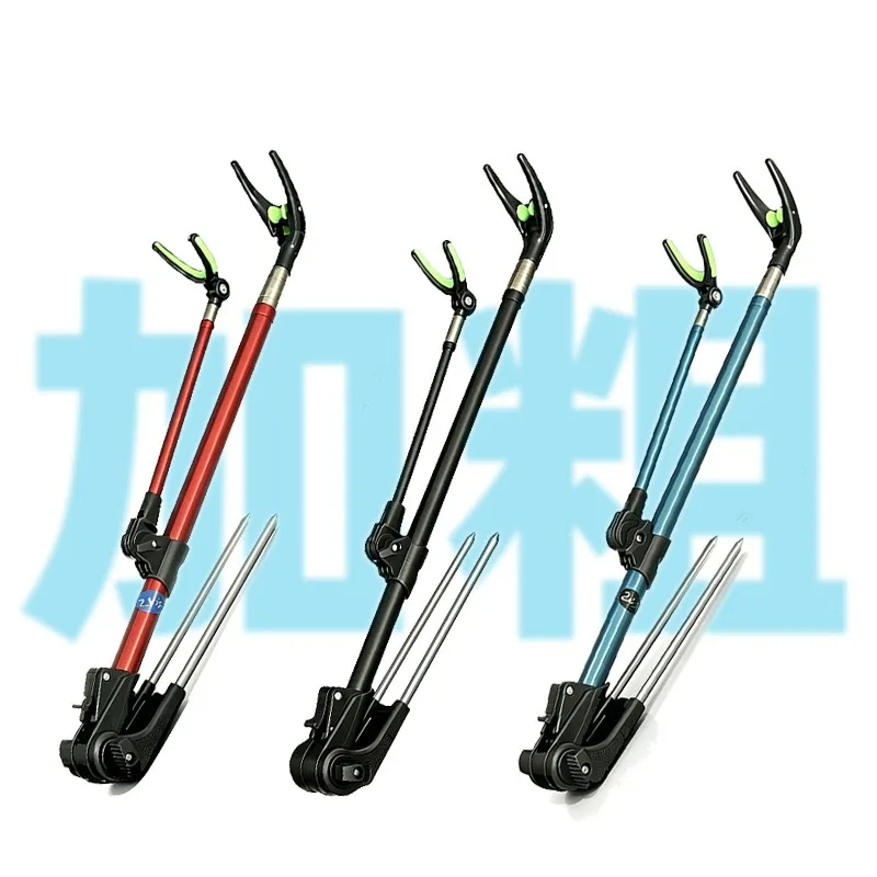 Fishing gear stainless steel bold fishing rod holder with floor insert fishing chair dual-purpose telescopic