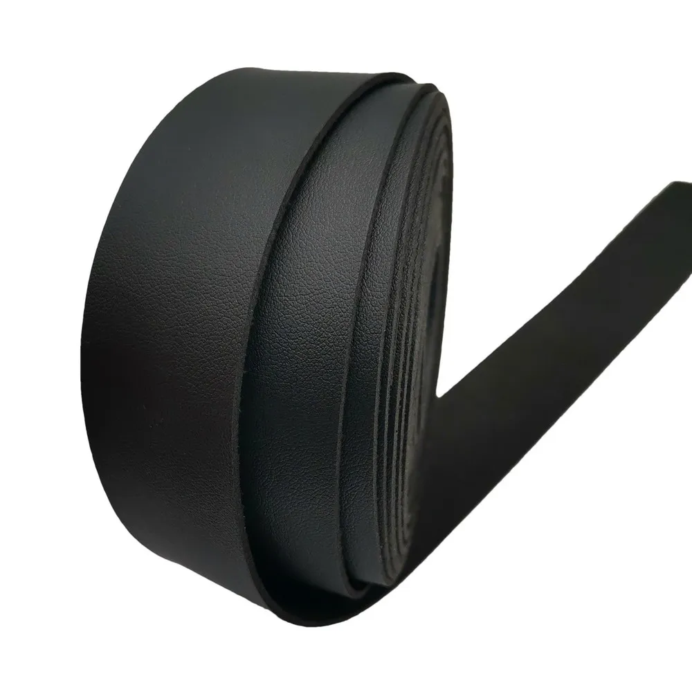 5 Yards 30mm/3cm Wide Black Faux Suede Leather Strip Microfiber Solidy Soft Leather Belt Band