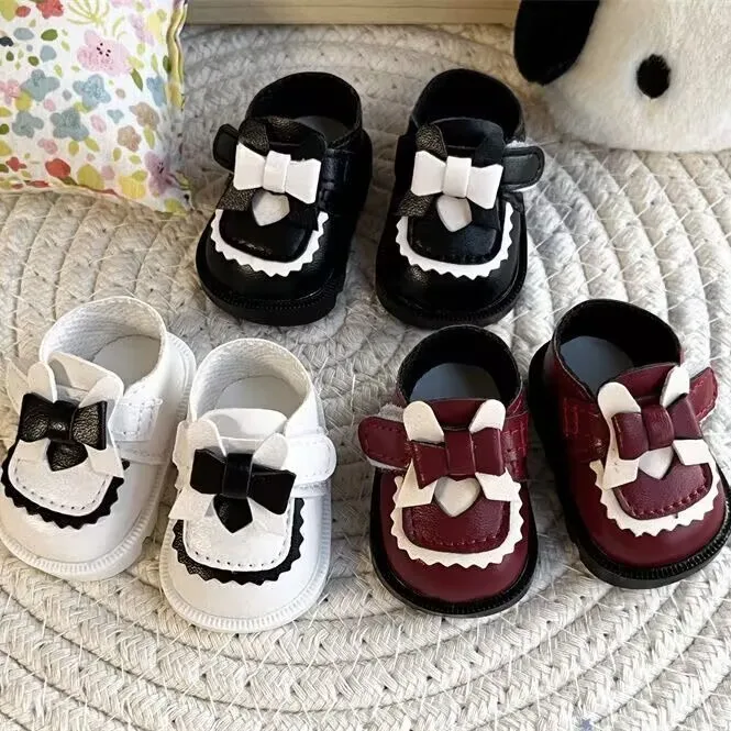 New Cotton Doll Shoes 20cm Cotton Doll Love Bow Princess Shoes Star Doll Dress Up view 2
