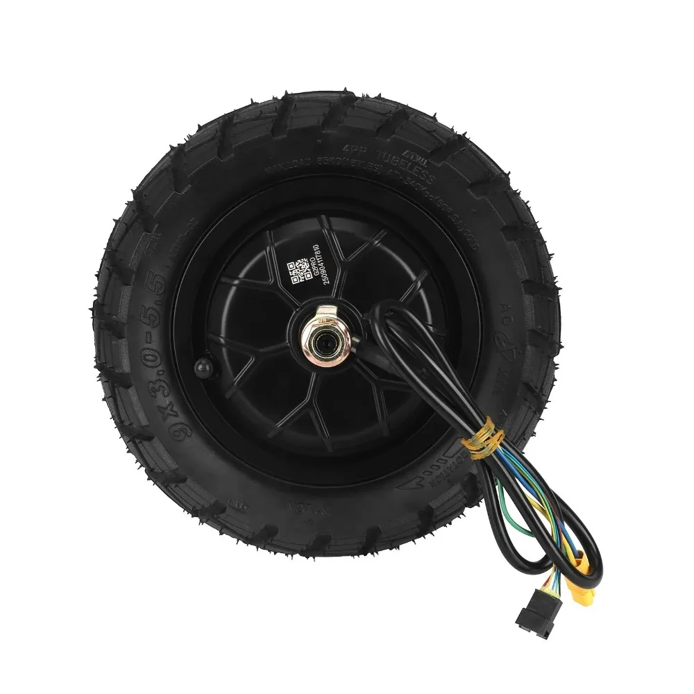 48V 600W Rear Hub Motor Wheel Assembly With 9*3.0‑5.5 Vacuum Tire For KuKirin G2 Pro DB 2024 Electric Scooter Replacement