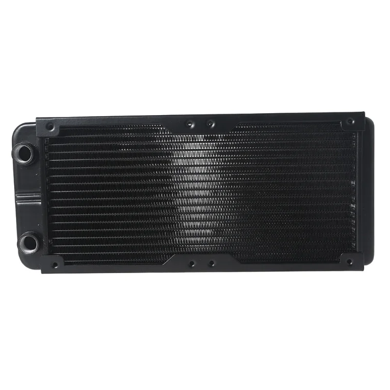 水冷コンピュータラジエーター 10 パイプアルミ熱交換器液体冷却ヒートシンク CPU PC 水冷システム