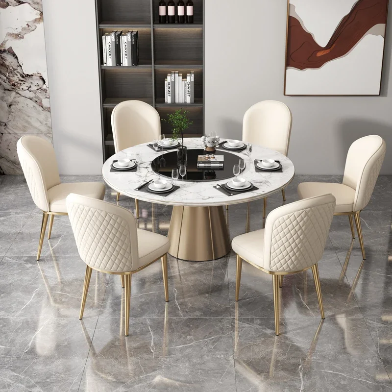 Luxury Modern Dining Chairs Beautiful Metal Leather White Dining Chairs Nordic Lazy Sillas Para Sala De Estar Home Furniture