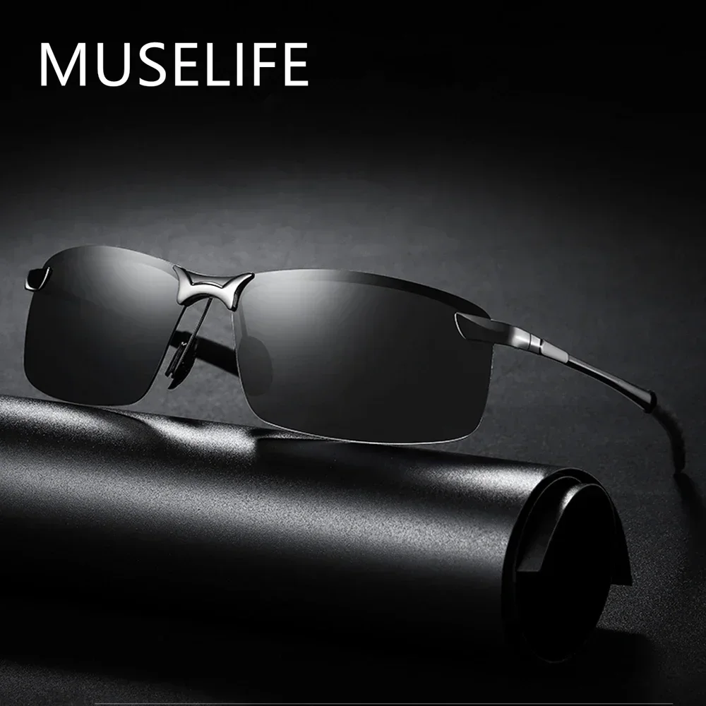 Sunglasses Men Polarized Driving Glasses Male Sun Glasses Day Night Vision Driver\'s Eyewear