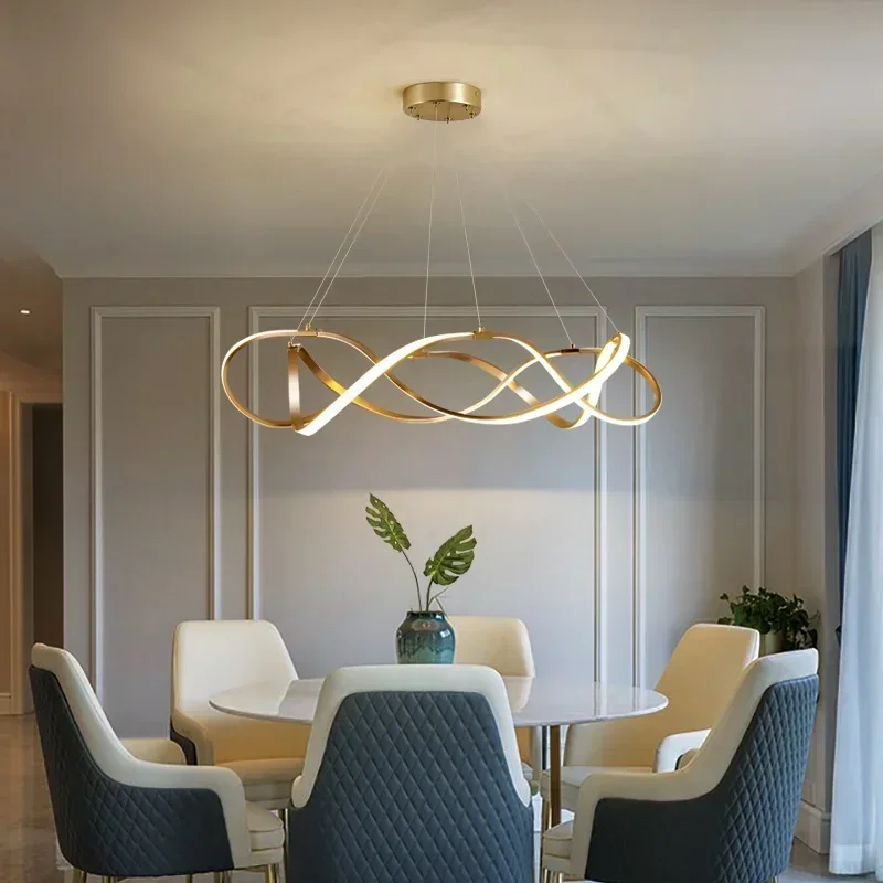 Modern LED Ceiling Lamp Chandelier For Living Room Hall Restaurant Bedroom Pendant Light Decor Indoor Lighting Fixture Luster