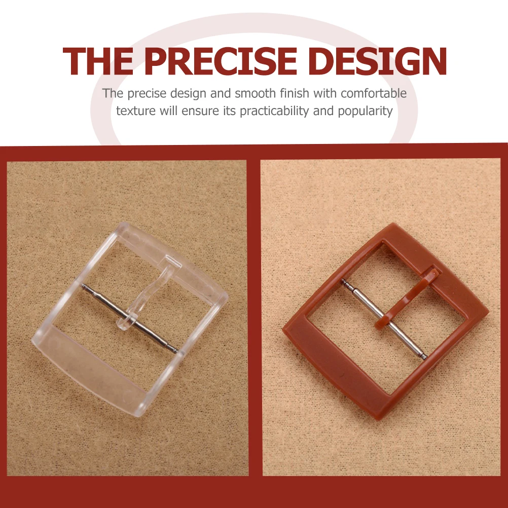 

10pcs Watch Supplies Durable Clasp Adjustable Watch Clasp Replacement Buckle Strap Connector Glossy Accessories
