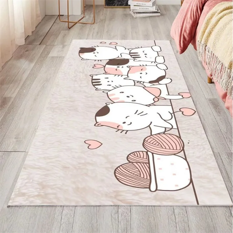 Cartoon Animal Soft Fluffy Living Room Carpets Children's Room Rugs for Bedroom Bedside Sofa Home Large Area Rug Crawl Floor Mat