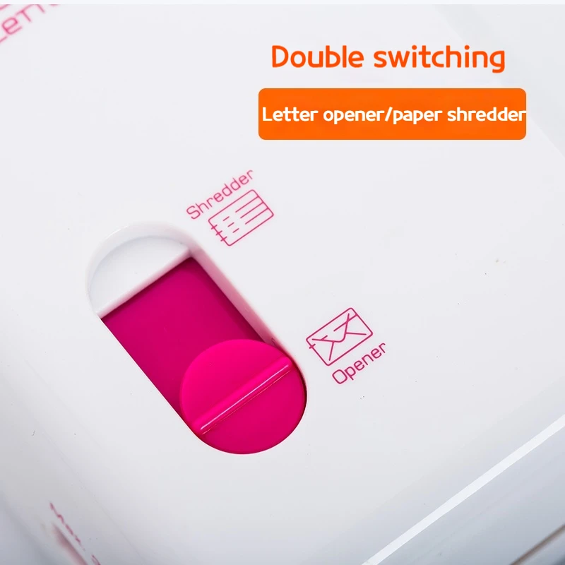 Inozto Network Red Paper Shredder tre In una funzione intersection Seal Opener Office Automatic Mini Home Small conveniente