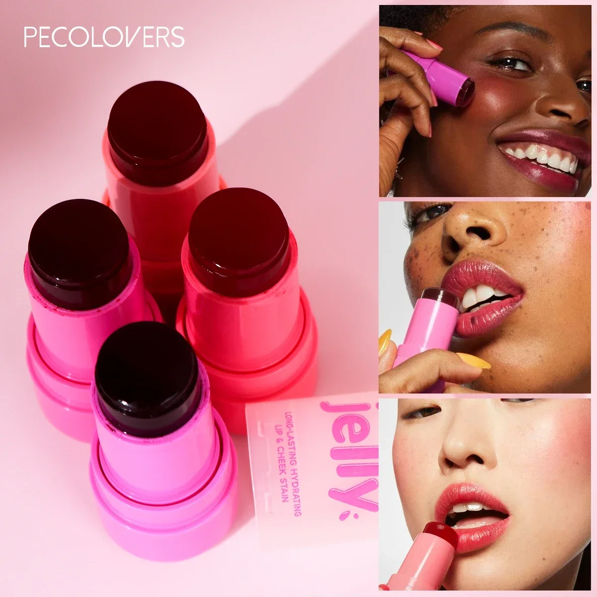 1 fard gelatinoso naturale, schiarente, impermeabile, colori ricchi, viso e occhi illuminanti, per ombretto, rossetto, fard