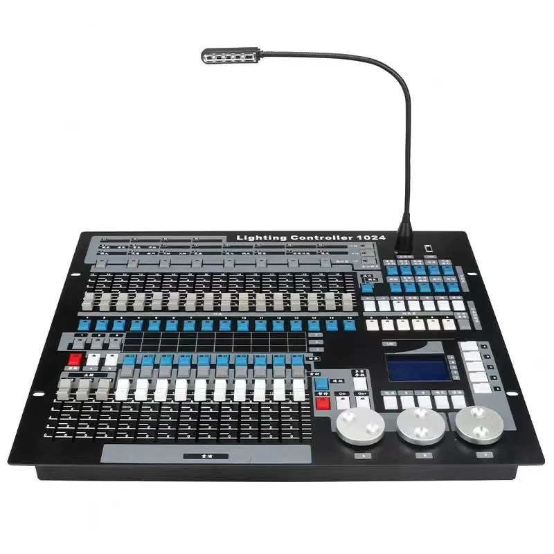 1024S DMX512 Stage Lighting Console Controller For Wedding Bar Party Beam PAR Light Dimming Desk