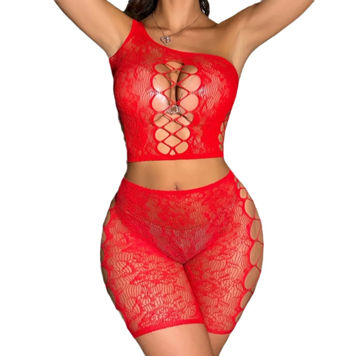 2024 women sexy lingerie bodyset large size pink red for man\'s lover sexy clothing