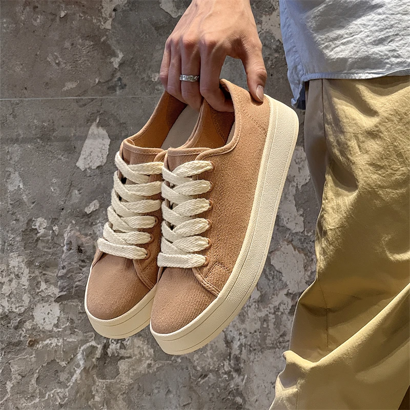 

2025 Viral Men’s Fashion Shoes– Trendy Sneakers, Hong Kong Style， Chunky Sole, Height Boost, Breathable & Comfy, Casual Streetwe