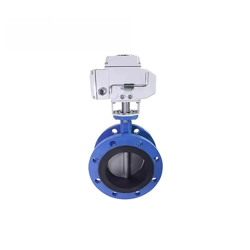 

Pn16 industrial butterfly valve 4-20ma electric control manual 8 inch dust flange water valve CE certification Fast Delivery