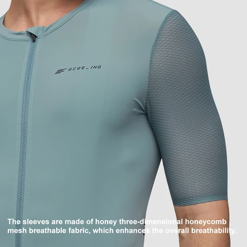Imagen 2 del producto BCBE-ING-Camiseta de ciclismo para hombre, camiseta ajustada de verano para bicicleta, manga corta, profesional, MTB, Aero Bike Shir, ropa de ciclismo transpirable