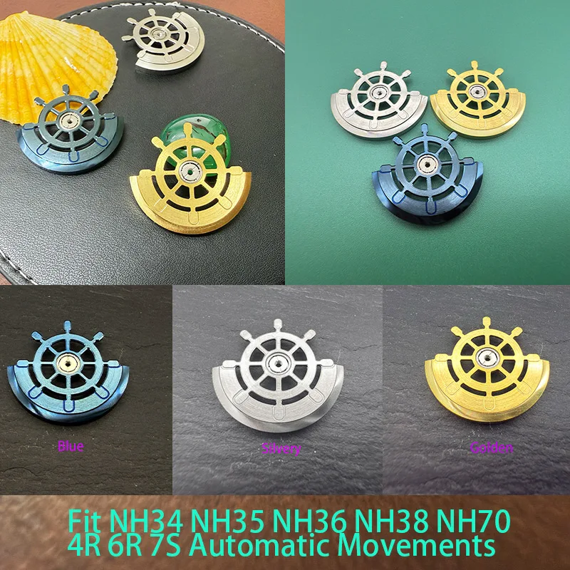 

NH35 Automatic Hammer Rotor Oscillating Weight Fits NH34 NH35 NH36 NH38 NH39 4R35 6R 7S Movement Mechanical Watch Repair Parts