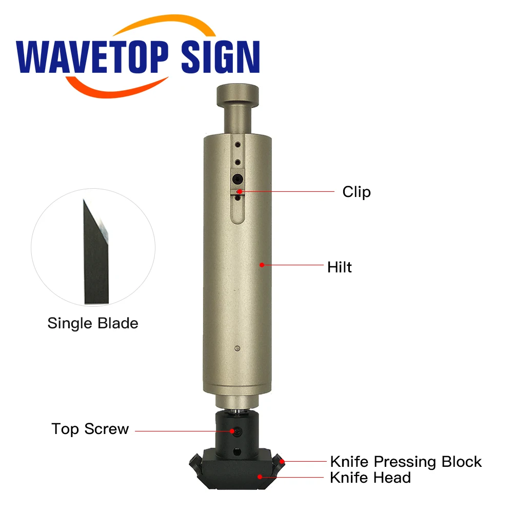 WaveTopSegna 90 °   Coltello obliquo a doppia lama, spessore 10 mm, coltello vibrante per vetro morbido, bordo a nido d'ape in PVC, scheda KT