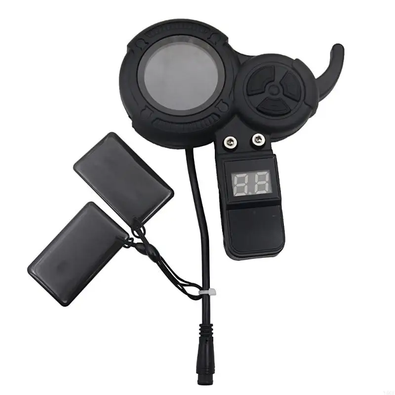 

Y5GF Digital Throttle Controller With Speed Display Accelerator For Electric Scooter