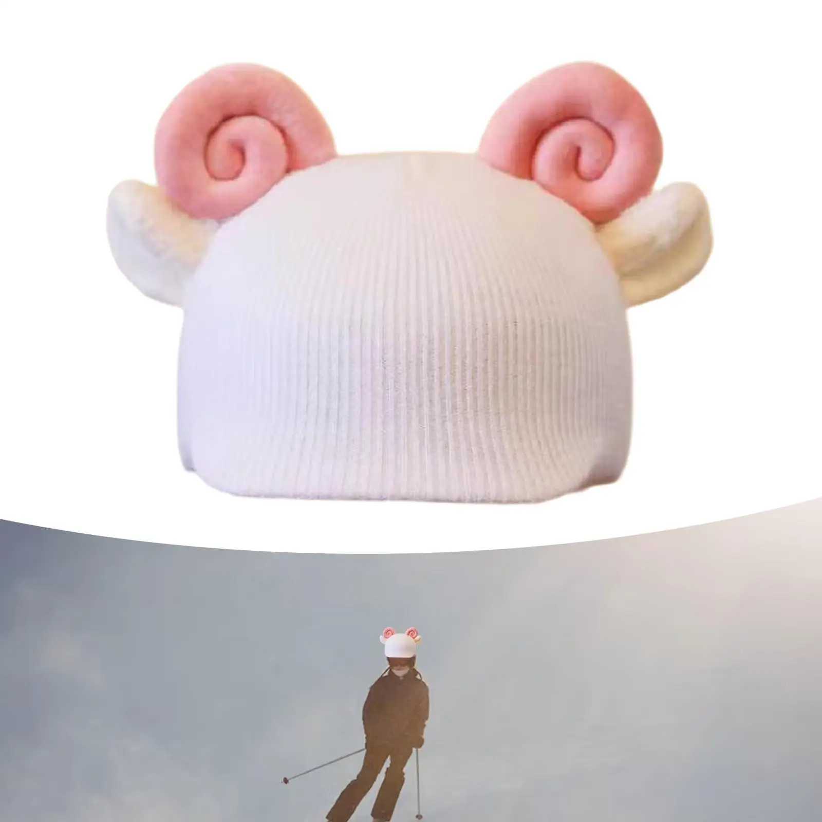 

Ski Helmet Cover Snowboard Helmet Cover Portable Sports Decor Ski Helmet Decoration Winter Headgear for Winter Sports Outdoor