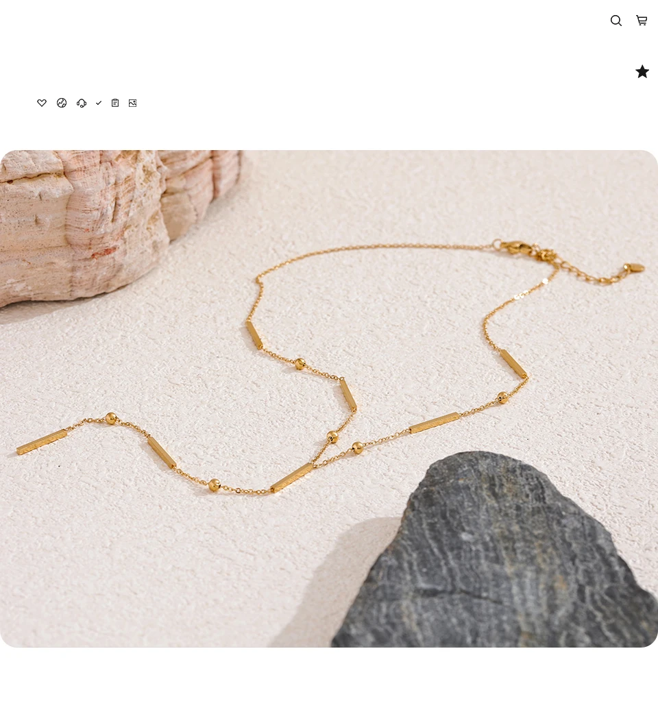 Yhpup Thin Chic 316L Edelstahl Lange Kette Exquisite Halskette für Frauen Wasserdicht Täglichen Schmuck Bijoux Geschenk – Detail 4